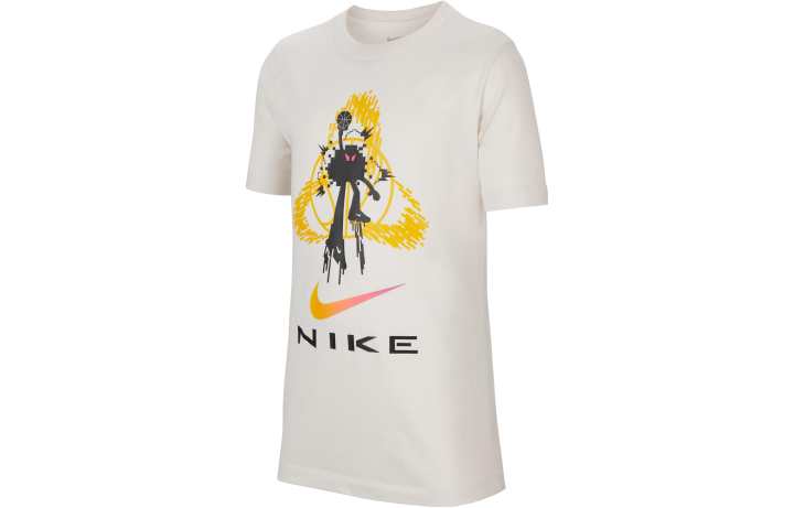 Nike Nike SS23 T Shirt Phantom Gray White Kids'