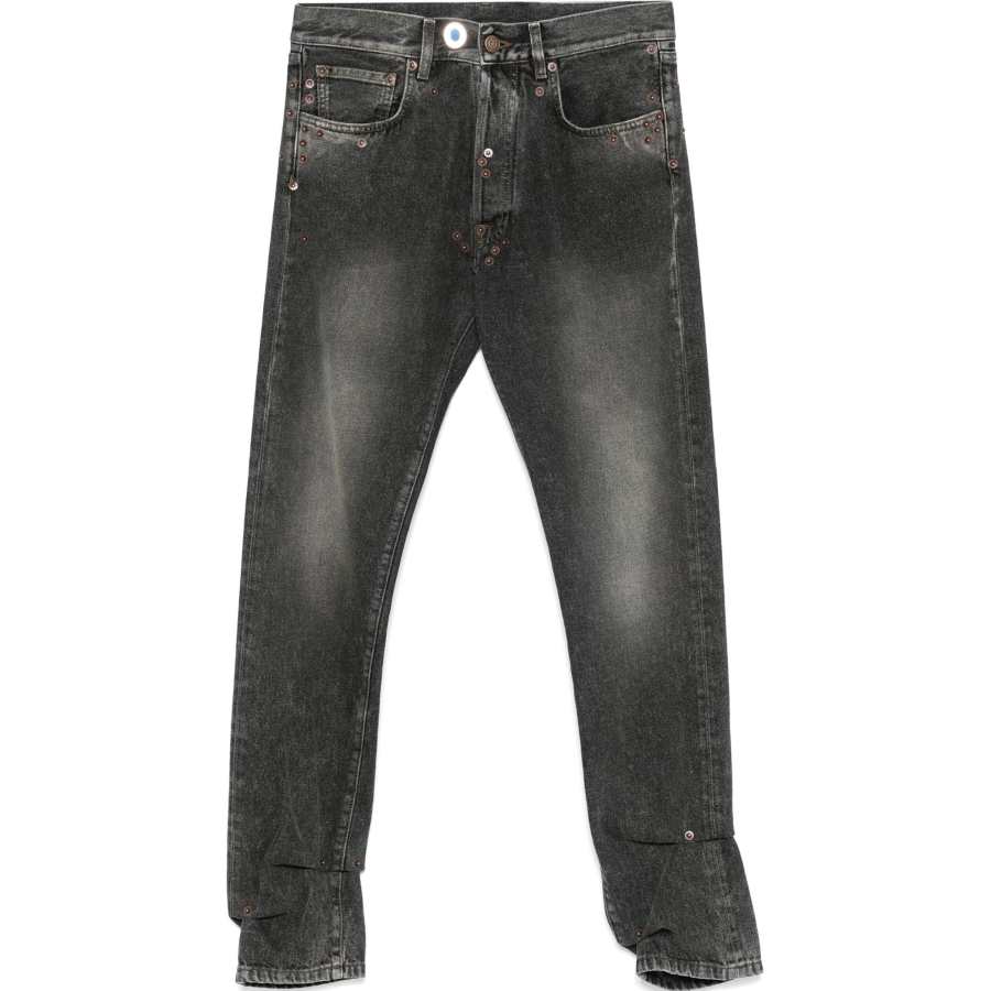 MOSCHINO Studded Straight Leg Jeans