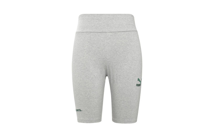 PUMA Sports Shorts Women's Gray Moderate Bermuda Shorts