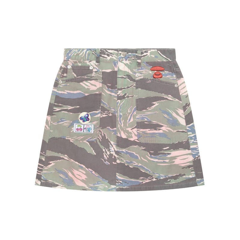Aape Aape Camouflage print Cotton Miniskirt
