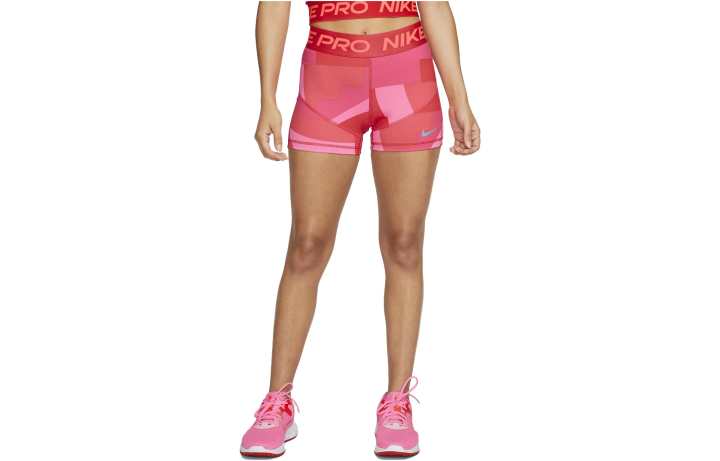 Nike Nike Sports Shorts Women's Bright Dark Red Moderate Tight Pants