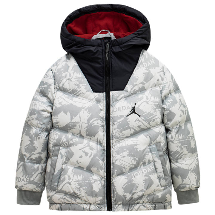 Jordan Jordan Down Jacket Children Aged 3 7 Years Old Phantom Gray