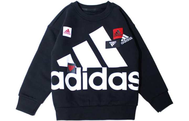 Adidas Adidas Kids Sweatshirts Crew Neck Thickened