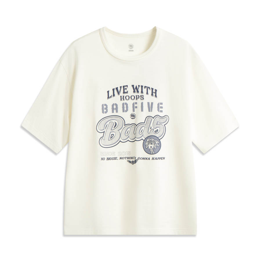 Li-Ning Li Ning Basketball Collection T Shirt Men's Ivory