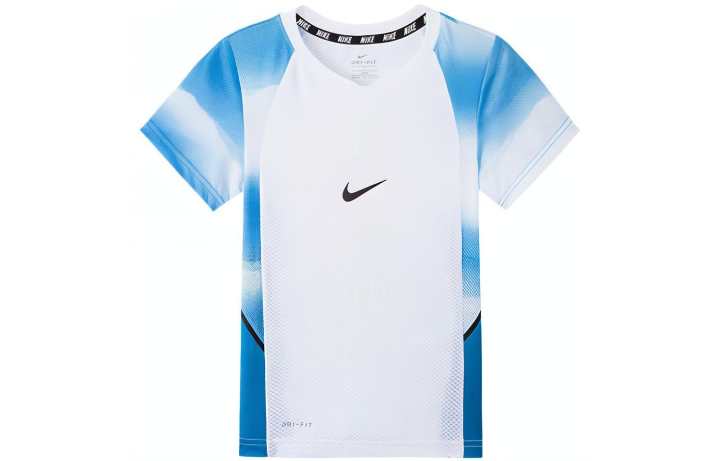 Nike Nike T Shirt Kids' White Blue Multicolor