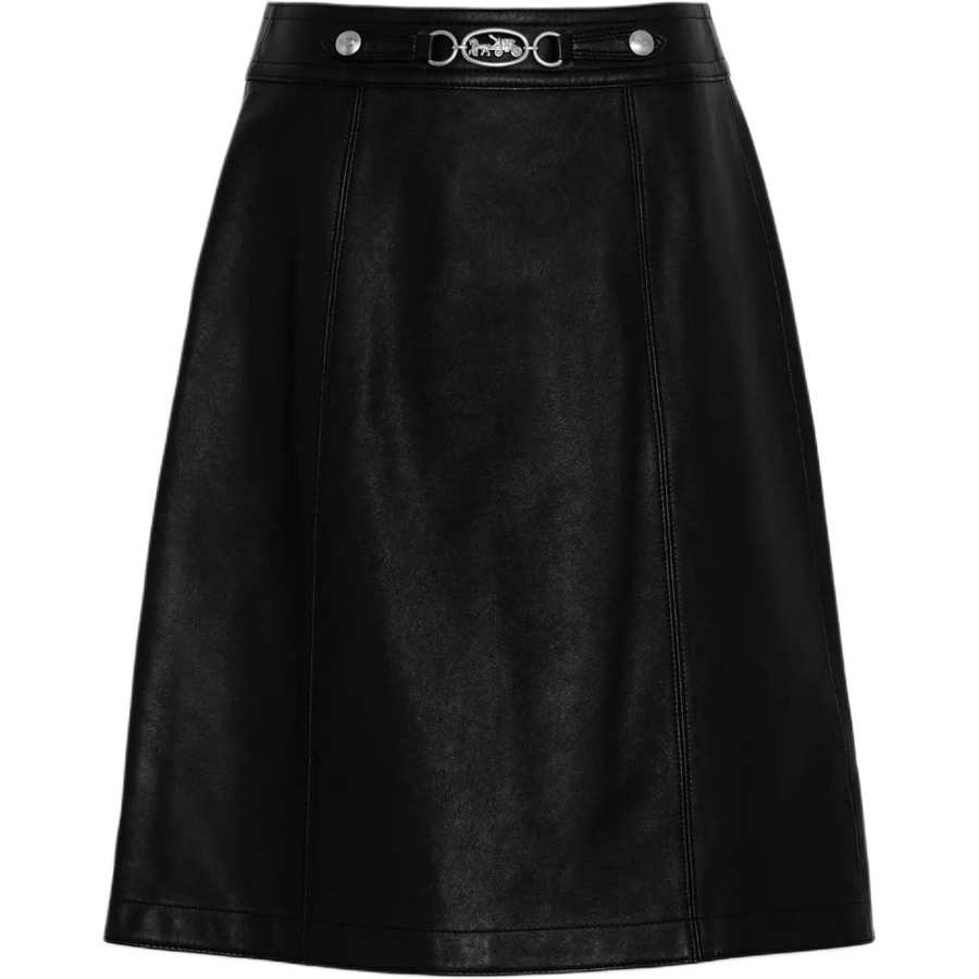 COACH Casual Short Skirts Women's Black