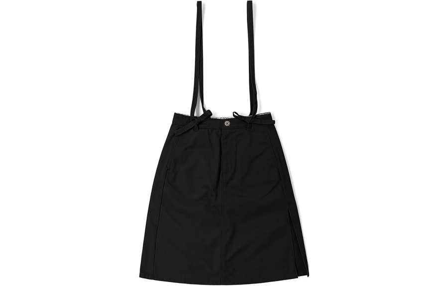 Dickies Casual Long Skirt Women's Asphalt Black