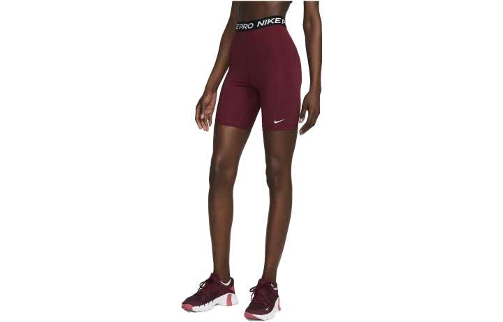 Nike Nike Sports Shorts Women's Burgundy Moderate Tight Pants