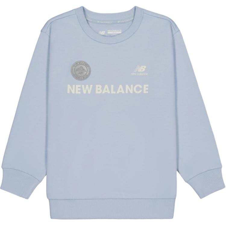 New Balance New Balance Sweatshirt NB Fleece Lined Crew Neck Fashion Comfortable Blue Kids'