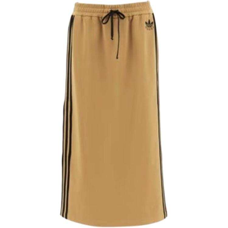 GUCCI x Adidas Originals Casual Long Skirt Women's Brown