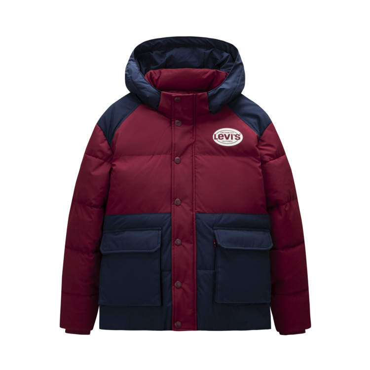 Levis Levis Thermal Puffer Jacket Herbal Red Children Aged 3 7 Years Old