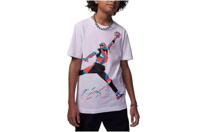 Jordan Jordan T Shirt Jumpman Heirloom White Kids'