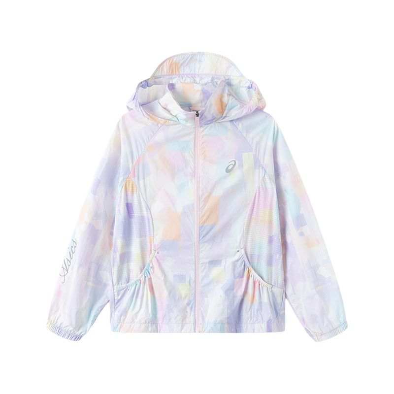 Asics Jacket Urban Trendy SS25 6004 Pink Purple Children Aged 3 7 Years Old
