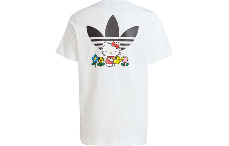Adidas Originals X Hello Kitty Grade School T Shirts Crew Neck Moderate