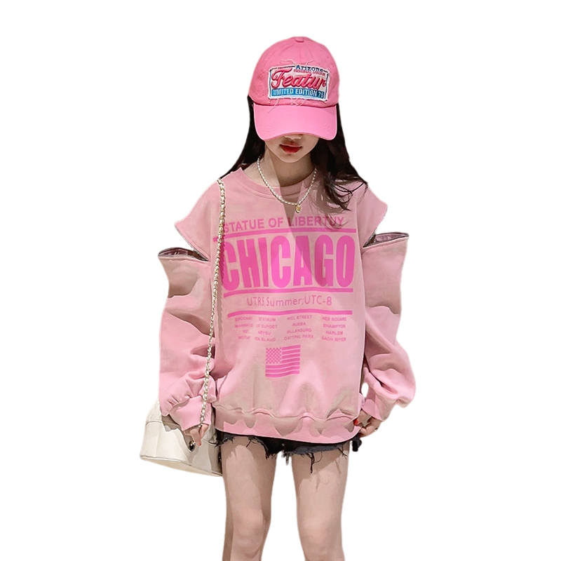 Lanza Lanza Sweatshirt Purple Pink Kids'