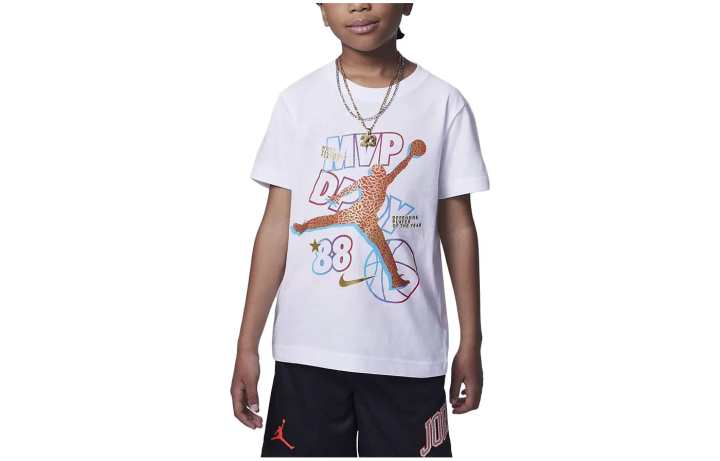 Jordan Jordan Kids T Shirts Crew Neck Moderate