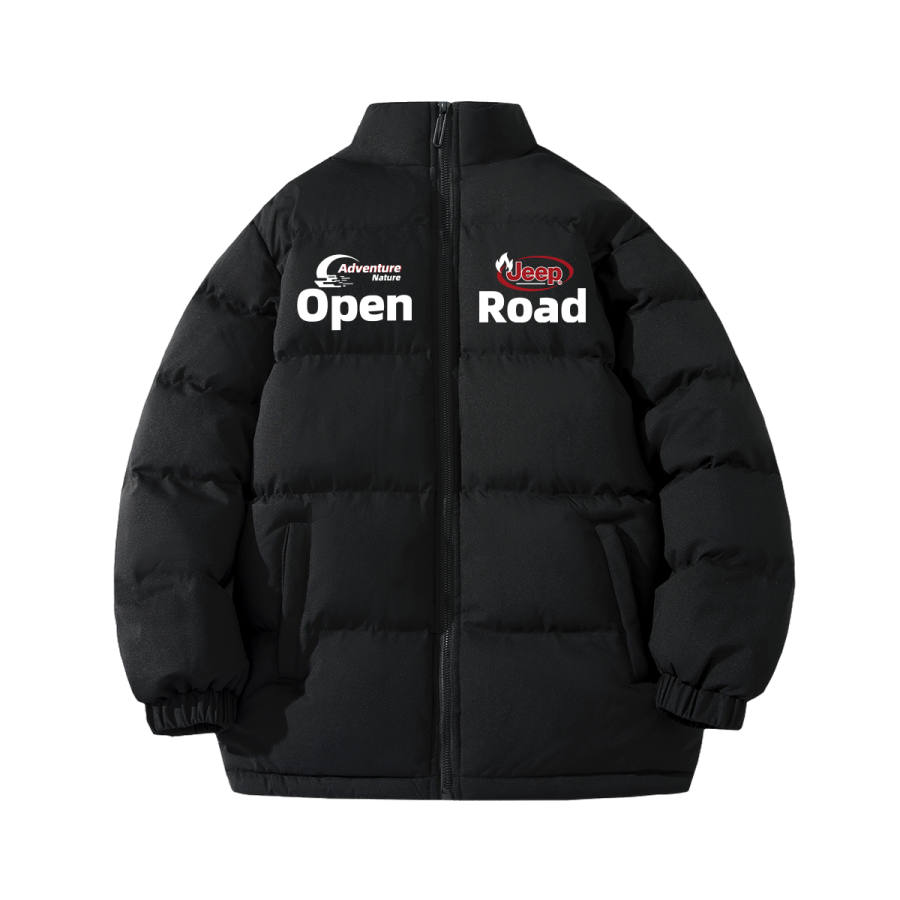 Jeep Jeep Grade School Padded Jackets Stand Collar Thickened