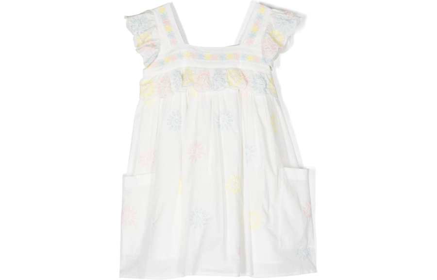 Stella McCartney Dress SS23 White Kids'