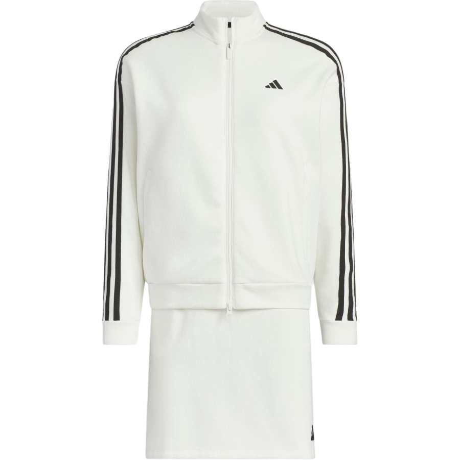 Adidas Adidas BACK FLEECE TWO PIECE SUIT Skirt Set Women's Jade White