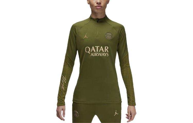 Jordan Jordan Paris Saint Germain Strike Fourth Soccer Jersey Women's Olive Green