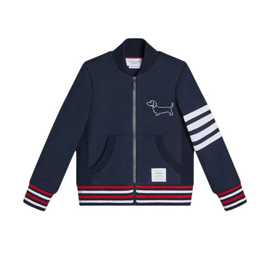 THOM BROWNE THOM BROWNE· Jacket Hector Marine Blue Children Aged 3 7 Years Old