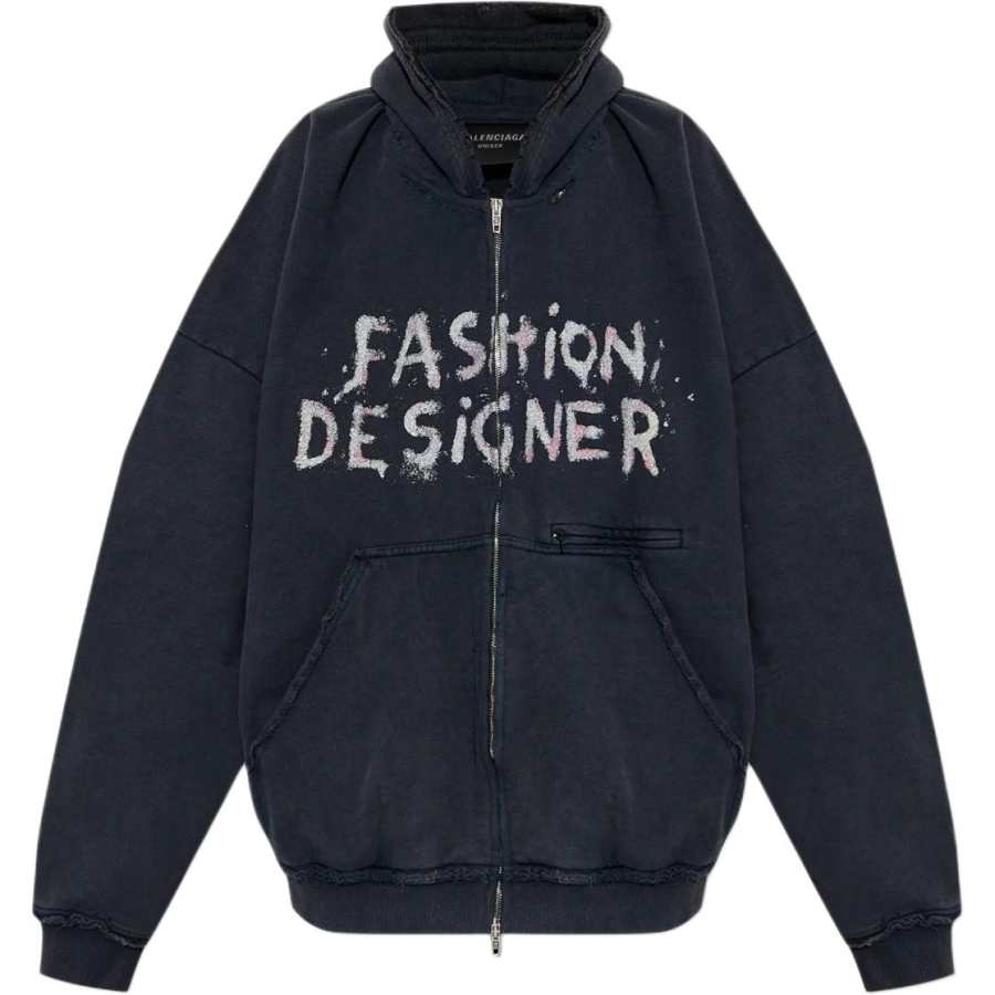 Balenciaga Oversized Zipped Hoodie