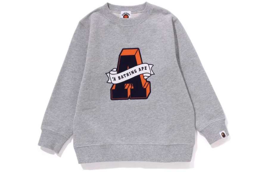 A BATHING APE Kids Sweatshirts Crew Neck Moderate