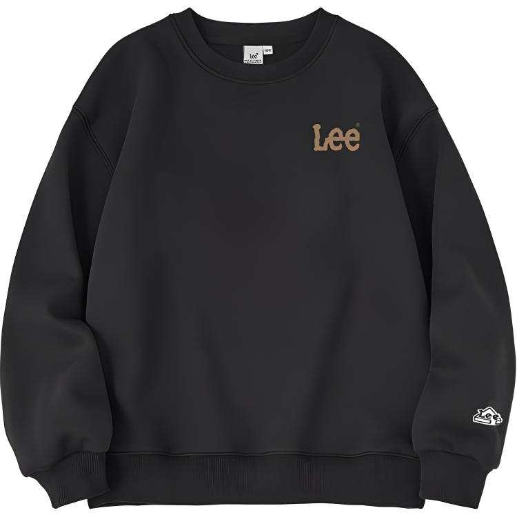 LEE KIDS Sweatshirt Crew Neck Comfortable Thickened And Fleece Lined Teenagers