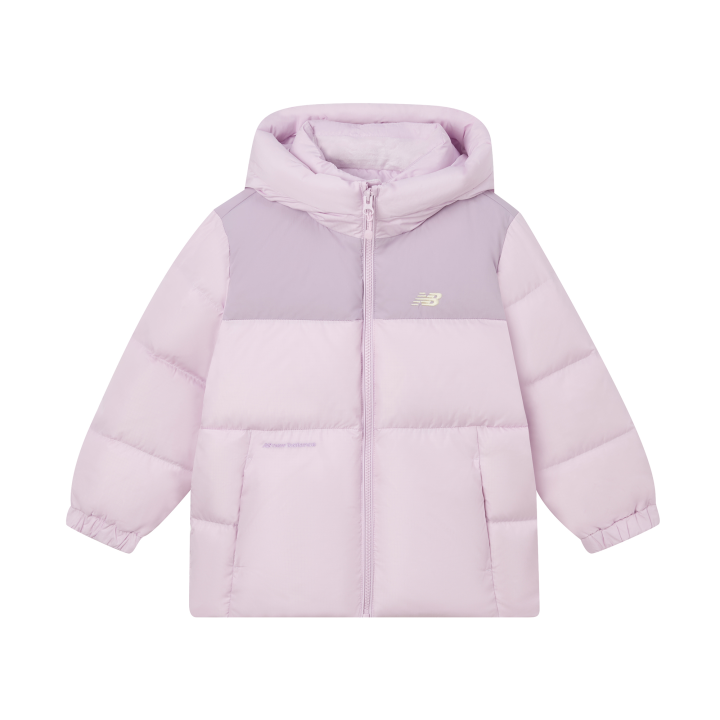 New Balance New Balance Grade School Down Jackets Hooded Thickened Hooded Windproof