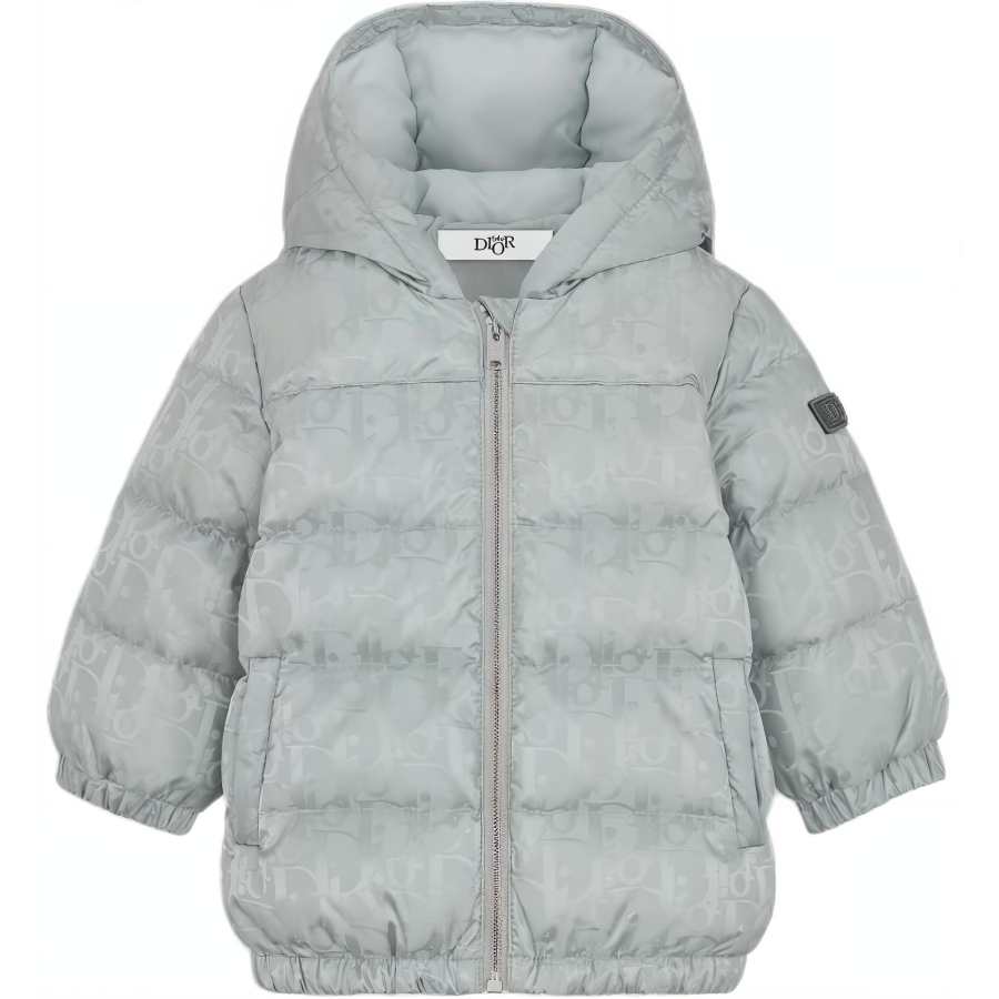 DIOR DIOR Down Jacket Silver Infant And Toddler