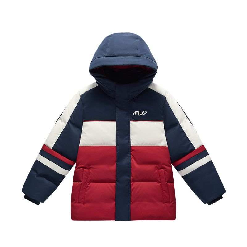 FILA KIDS Grade School Down Jackets Hooded Moderate Hooded