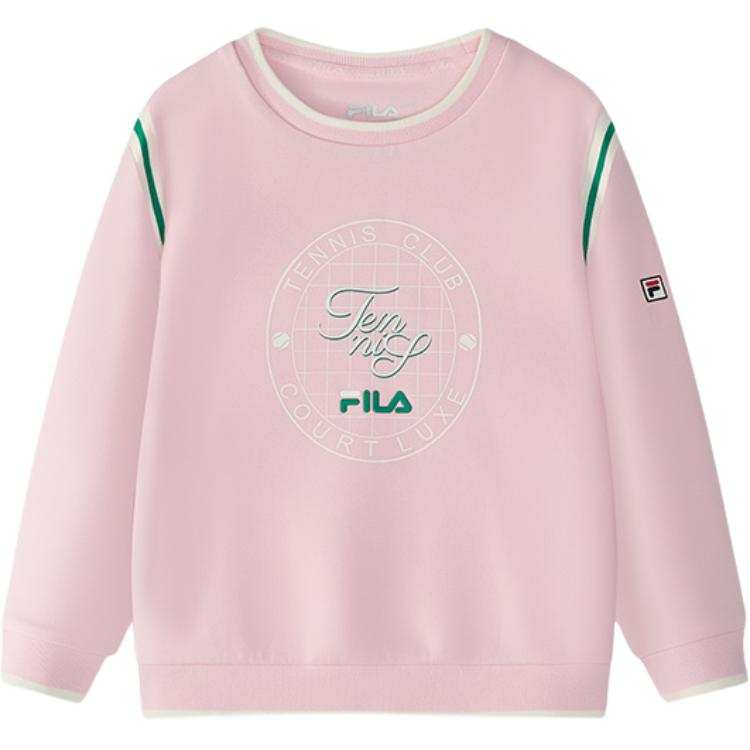 FILA KIDS Sweatshirt Light Mist Pink Children Aged 3 7 Years Old