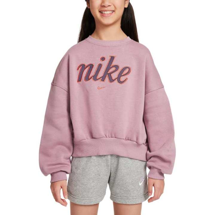 Nike Nike Sweatshirt Sportswear ClubSwoosh Plum Pink Teenagers