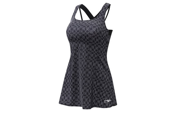 Speedo X MIFFY One Piece Swimsuits Women's Black/White