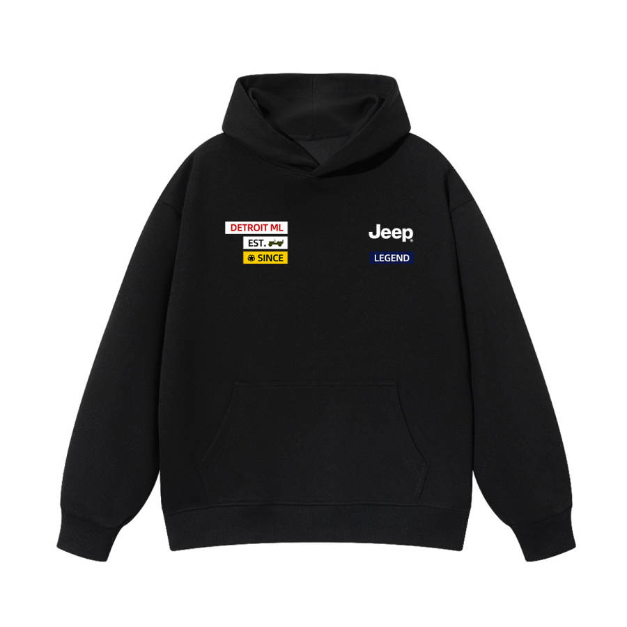 Jeep Grade School Sweatshirts Hooded Thickened