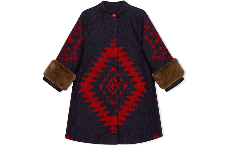 GUCCI GUCCI Kids Wool Coats Collarless Moderate