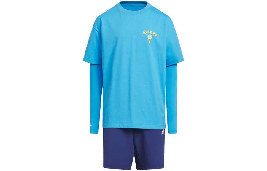 Adidas Adidas Kids Casual Sportswear Crew Neck Moderate