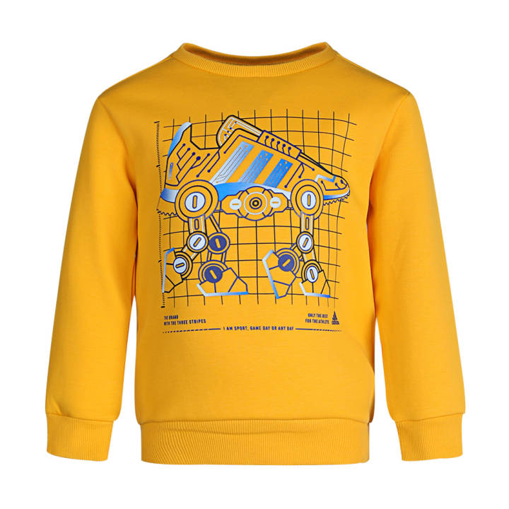 Adidas Adidas Sweatshirt LB CREW Yellow Children Aged 3 7 Years Old