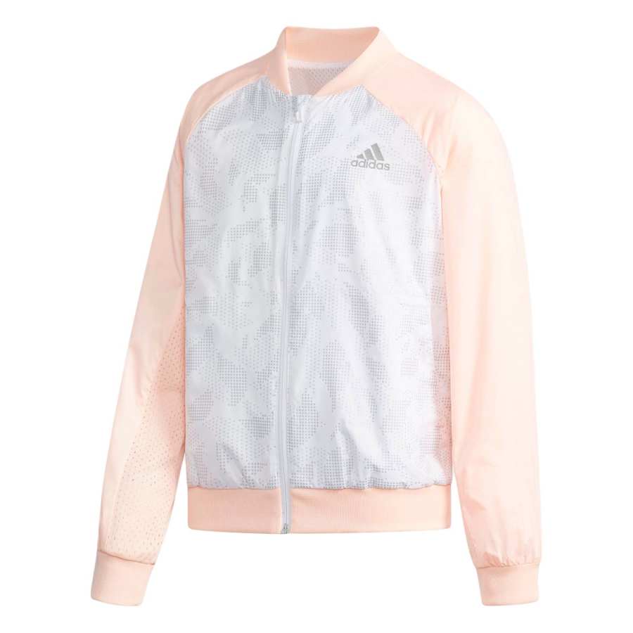 Adidas Adidas Jacket Pink White Teenagers