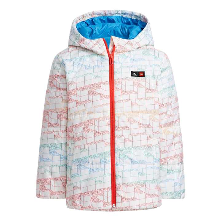 Adidas Adidas Padded Jacket White Red Kids'