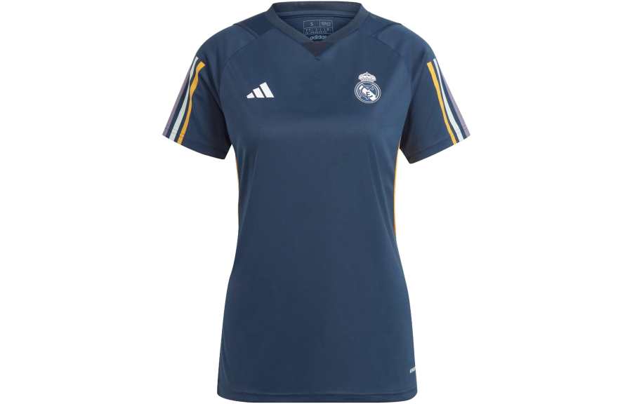 Adidas Adidas Real Madrid Soccer Jerseys Women's Dark Blue V Neck Moderate