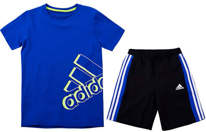 Adidas Adidas Solid Color Moderate Casual Sportswear Summer Kids'