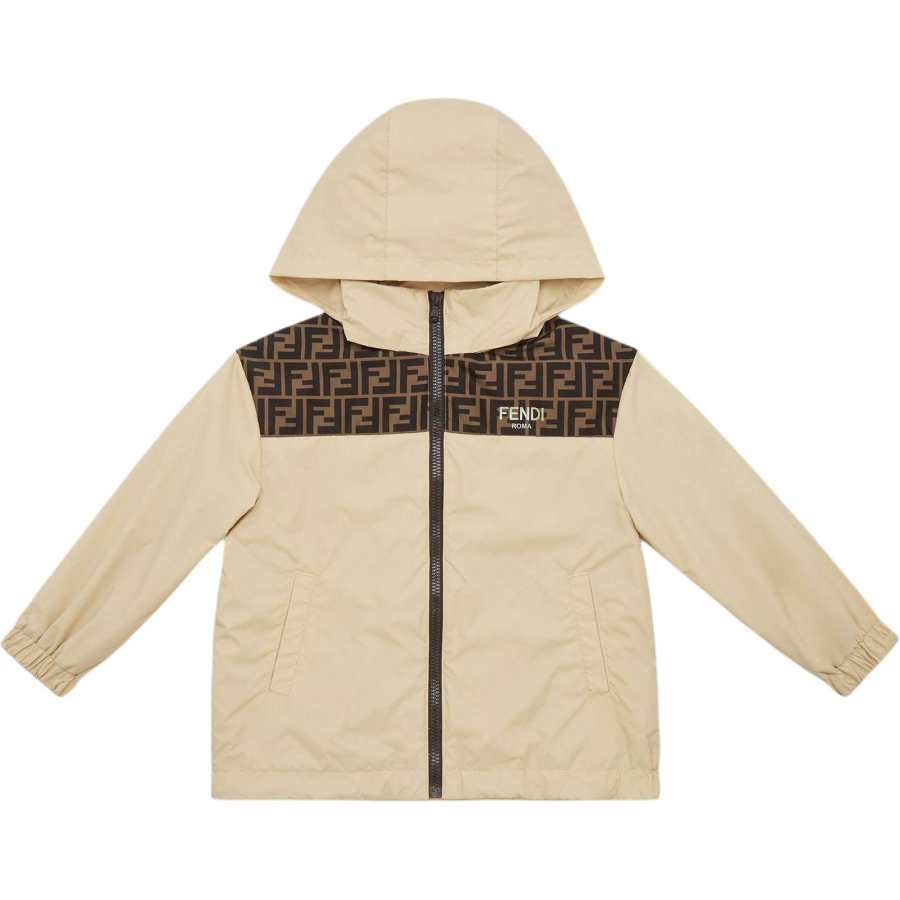 FENDI Jackets & Coats FW24 Beige Kids'