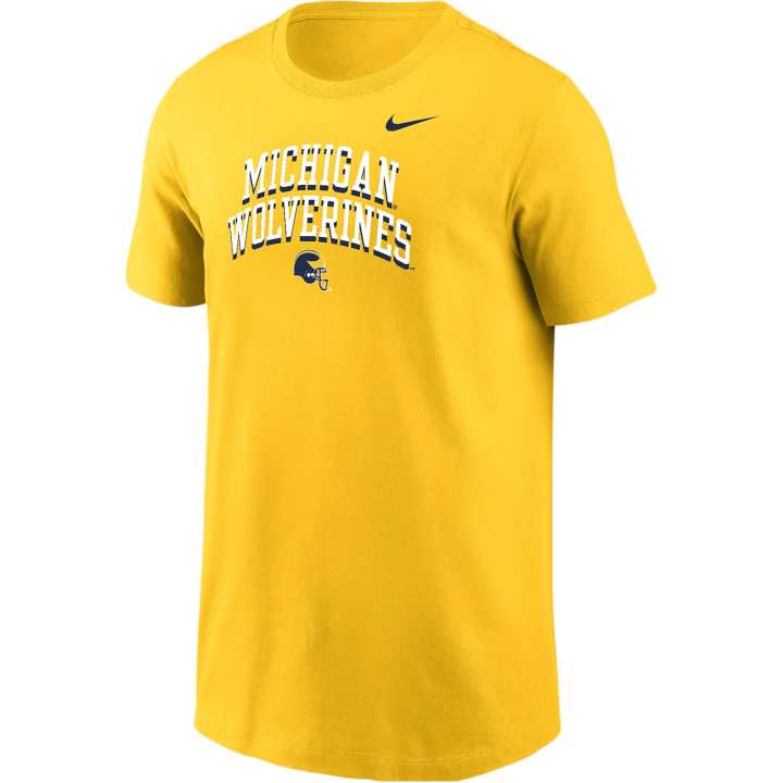 Nike Nike College Michigan T Shirt Yellow Kids'