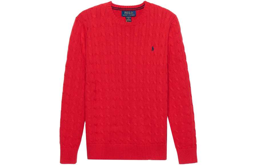 Polo Ralph Lauren Sweater FW22 Standard Red Teenagers