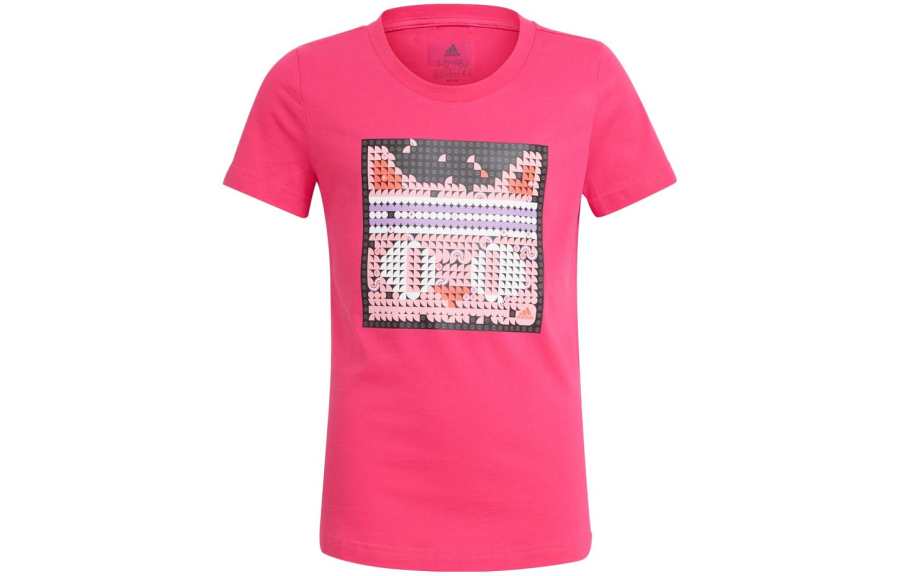 Adidas Adidas T Shirt Boys And Girls Pink Kids'