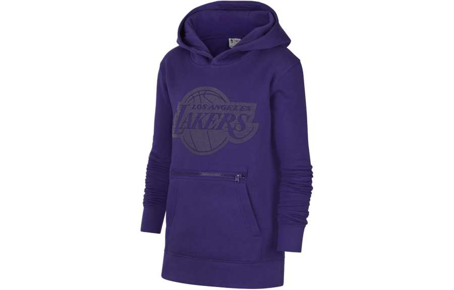 Nike Nike Los Angeles Lakers Courtside Sweatshirt Los Angeles Lakers Kids' Dark Purple