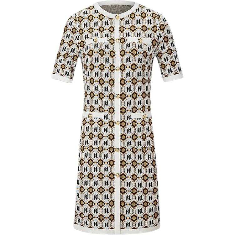 KARL LAGERFELD / Karl Lagerfeld Jeans Short Sleeved Dress Women's Multicolor