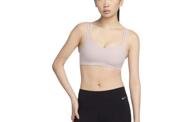 Nike Nike Zenvy Strappy Sports Underwear Women's Gray Purple