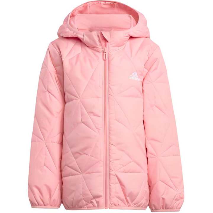 Adidas Adidas Jackets & Coats LIGHT PADDED JACKET Semi Pink Spark Children Aged 3 7 Years Old